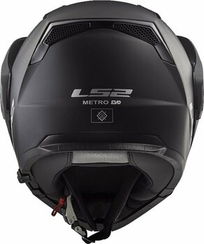 LS2 FF324 Metro Solid Matt Black, Fog Fighter (Pinlock) L
