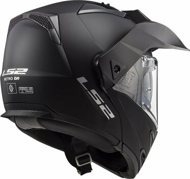 LS2 FF324 Metro Solid Matt Black, Fog Fighter (Pinlock) L