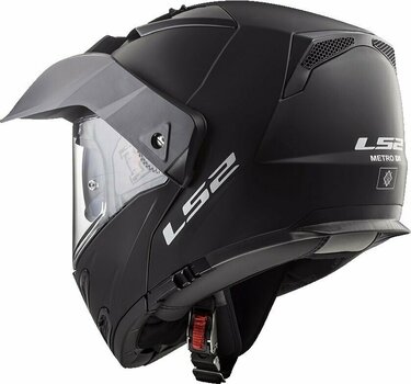 LS2 FF324 Metro Solid Matt Black, Fog Fighter (Pinlock) L
