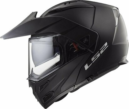 LS2 FF324 Metro Solid Matt Black, Fog Fighter (Pinlock) L