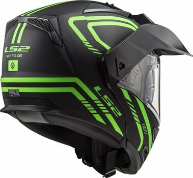 Casco LS2 FF324 Metro Firefly Matt Black, Fog Fighter (Pinlock) XL - 7