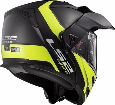 Helmet LS2 FF324 Metro Rapid Rapid Matt Black Yellow M Helmet - 3