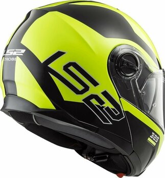 Helmet LS2 FF325 Strobe Zone H-V Yellow Black M Helmet - 7