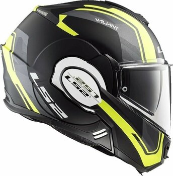 Helmet LS2 FF399 Valiant Line Line Matt Black H-V Yellow L Helmet - 5