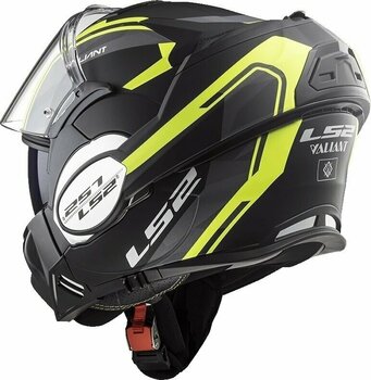 Helmet LS2 FF399 Valiant Line Matt Black H-V Yellow S Helmet - 4