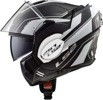 Helm LS2 FF399 Valiant Lumen Lumen Matt/Gloss Black Light M Helm - 3