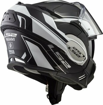 Helmet LS2 FF399 Valiant Lumen Lumen Matt/Gloss Black Light M Helmet - 2