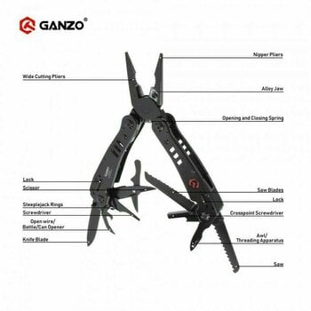 Mулти инструменти Ganzo Multi-Tool G302B - 2