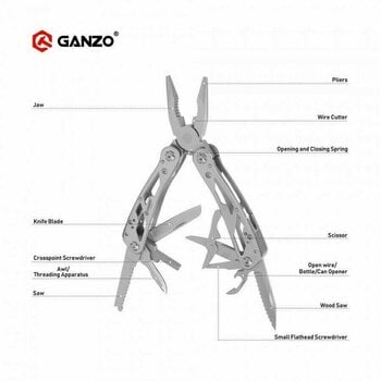 Mулти инструменти Ganzo Multi-Tool G202 - 12
