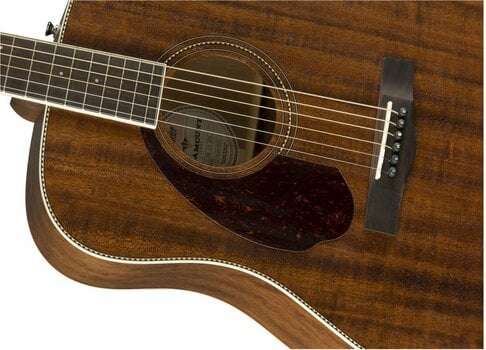 Guitarra dreadnought Fender Paramount PM1 OV All-Mahogany LH Natural Satin Open Pore - 7