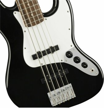 5-string Bassguitar Fender Squier Affinity Jazz Bass V IL Black - 7