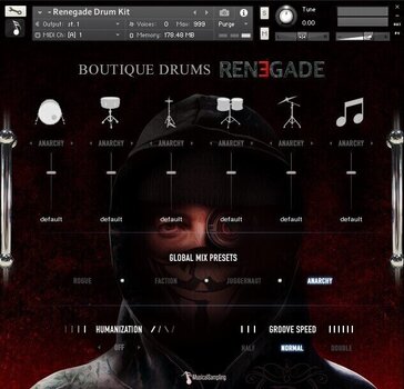 Sample i instrumenty wirtualne Musical Sampling Boutique Drums Renegade (Produkt cyfrowy) - 2