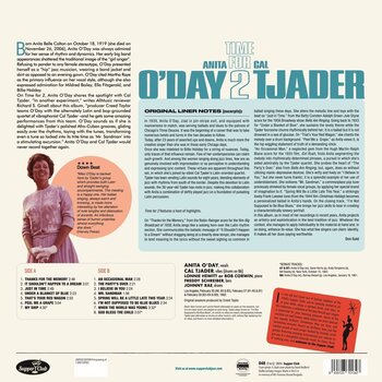 Vinyl Record Anita O'Day & Cal Tjader - Time For 2 (Limited Edition) (180 g) (LP) - 2