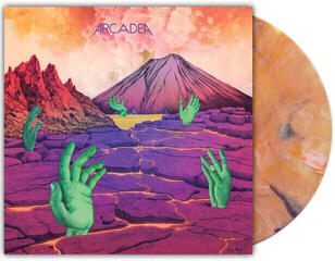 Vinylplade Arcadea - Arcadea (Limited Edition) (Custom Tropical Sunset Marble Coloured) (LP) - 1