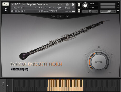 Bibliotecă de sunet pentru samplere Musical Sampling Parker English Horn (Produs digital) - 2