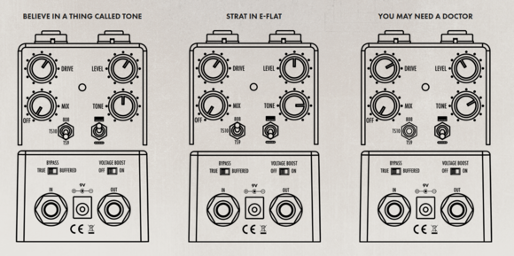 Eфект за китара Warm Audio WA‑TS Tube Squealer Eфект за китара - 4
