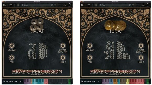 Soundlibraries für Sampler Engine Audio Arabic Percussion Sajat (Digitales Produkt) - 2