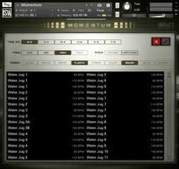 Sample/Sound Library Impact Soundworks Momentum - Acoustic Rhythmic Loops (Digital product) - 2