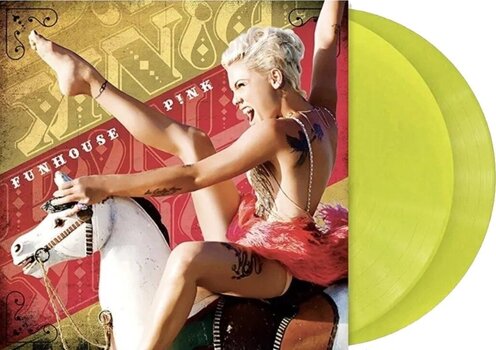 Грамофонна плоча Pink - Funhouse (Yellow Neon Translucent Coloured) (Limited Edition) (Reissue) (2 LP) - 2