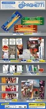 Muusika CD Le Sserafim - 1st Single Album ‘SPAGHETTI’ BASIL Version (CD) - 3