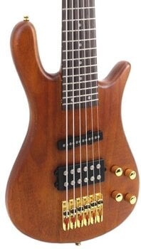 6-snarige basgitaar SX SWB1/6 Natural 6-snarige basgitaar - 6