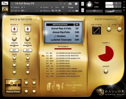 Näidisteek/Helikogu Impact Soundworks Bravura Scoring Brass (Digitaalne toode) - 2