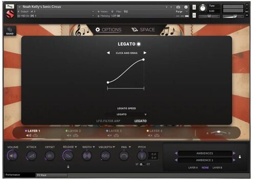 Audio biblioteka za sampler Soundiron Noah Kelly's Sonic Circus (Digitalni proizvod) - 5