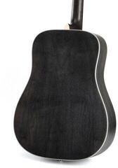 Dreadnought-gitarr SX SD204 Transparent Black Dreadnought-gitarr - 5