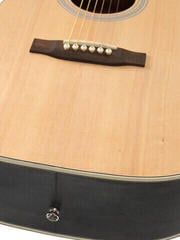 Dreadnought-gitarr SX SD204 Transparent Black Dreadnought-gitarr - 6