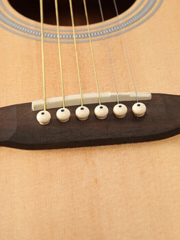 Akustická gitara SX SD204 Transparent Black Akustická gitara - 8