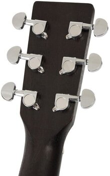 Akustická gitara SX SD204 Transparent Black Akustická gitara - 10