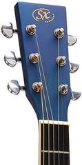 Dreadnought-gitarr SX SD104KBUS Blue Sunburst Dreadnought-gitarr - 7