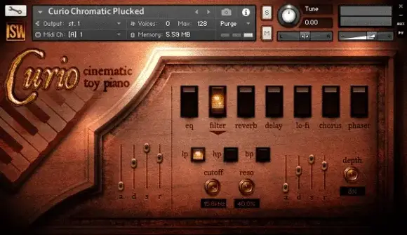 Audio biblioteka za sampler Impact Soundworks Curio: Cinematic Toy Piano (Digitalni proizvod) - 2