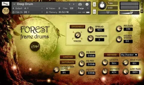 Sampling/ljudbibliotek Impact Soundworks Forest Frame Drums (Digital produkt) - 2