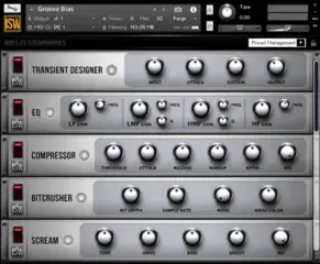 Bibliotecă de sunet pentru samplere Impact Soundworks Groove Bias: Vintage Drum Sounds (Produs digital) - 2
