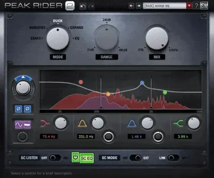 Procesador de efectos de complemento de software Impact Soundworks Peak Rider 2 (Producto digital) - 4