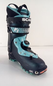 Scarponi sci alpinismo Scarpa F1 W 95 Anthracite/Aqua 25,0 (Seminuovo) - 8