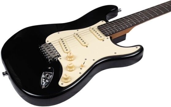 Electric guitar Henry's ST-1 Mamba 3S Black Electric guitar - 4