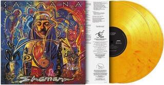 Vinylplate Santana Shaman (Reissue) (Yellow/Red/Orange Marble Coloured) (180 g) (2 LP) - 1
