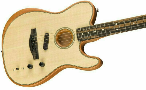 Elektroakustická gitara Fender American Acoustasonic Telecaster Natural - 5