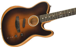 Chitarra Semiacustica Fender American Acoustasonic Telecaster Sunburst Chitarra Semiacustica - 4