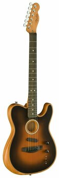 Elektroakustická gitara Fender American Acoustasonic Telecaster Sunburst - 7