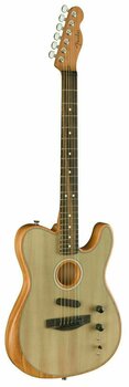 Speciell akustisk-elektrisk gitarr Fender American Acoustasonic Telecaster Sonic Gray - 7