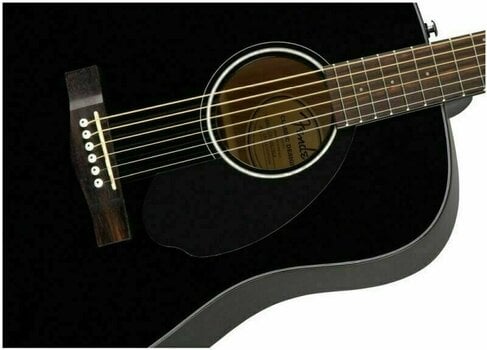 Akoestische gitaar Fender CD-60S WN Zwart - 4