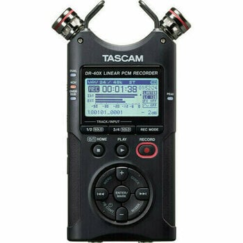 Bärbar digital inspelare Tascam DR-40X Svart - 6
