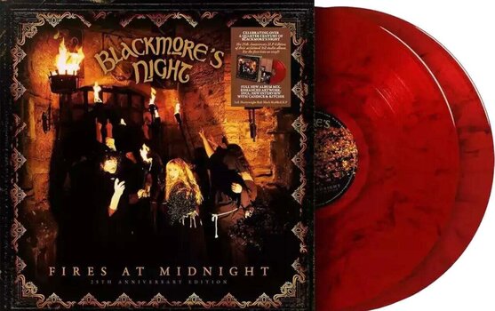 LP ploča Blackmore's Night - Fires At Midnight (Limited Edition) (Reissue) (Remastered) (Red/Black Marbled) (LP) - 2