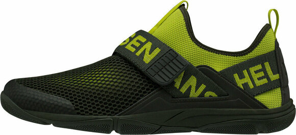Mens Sailing Shoes Helly Hansen Hydromoc Slip-On Shoe Forest Night/Sweet Lime 42.5 - 2