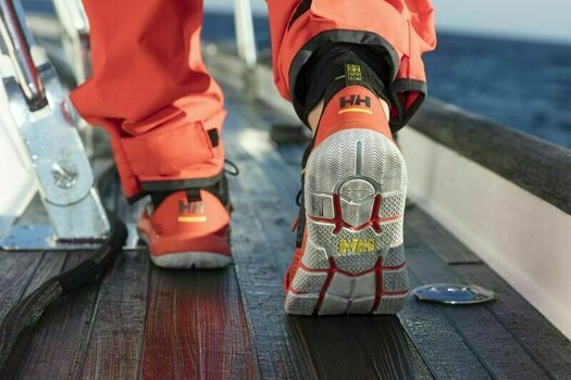 Мъжки обувки Helly Hansen Men's Skagen F-1 Offshore Sailing Shoes Cherry Tomato/Phantom 41 - 9