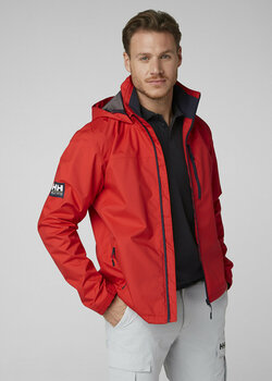 Giacca Helly Hansen Crew Hooded Giacca Alert Red XL - 3