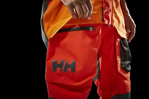Pants Helly Hansen Skagen Offshore Bib Blaze Orange M - 8